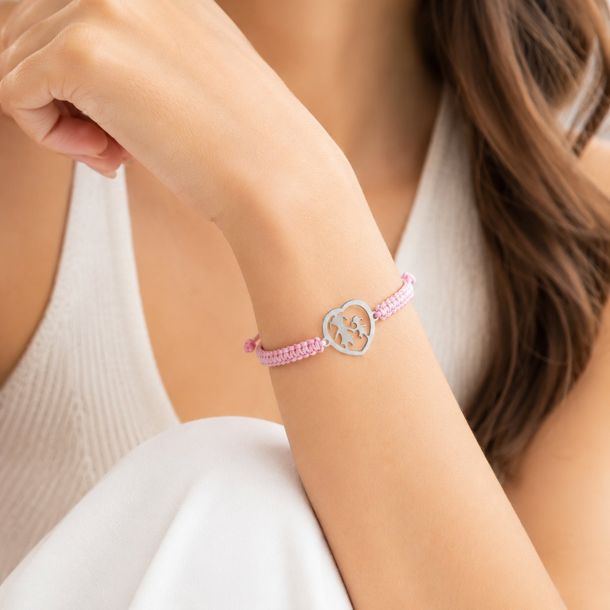 To My Daughter Forever My Heart Bracelet