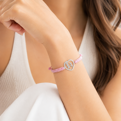To My Daughter Forever My Heart Bracelet