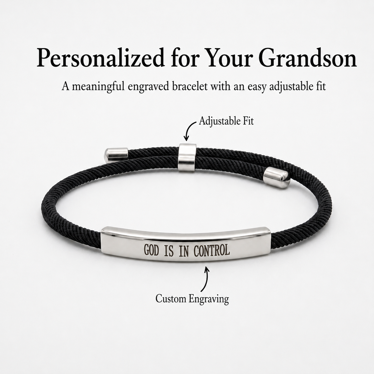 Grandson Faith & Strength Bracelet