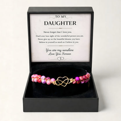 To My Daughter – Forever Linked Keepsake Bracelet