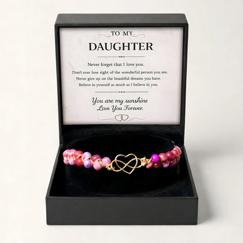 To My Daughter – Forever Linked Keepsake Bracelet