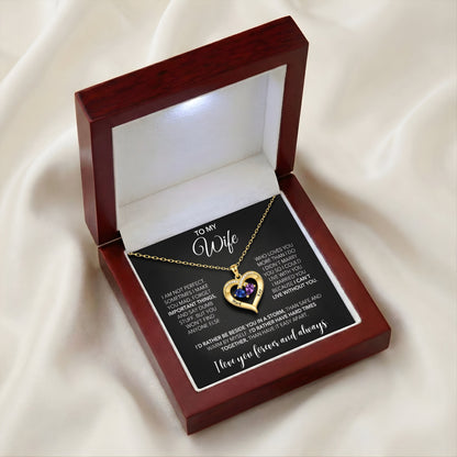 "To My Wife" Forever & Always Necklace