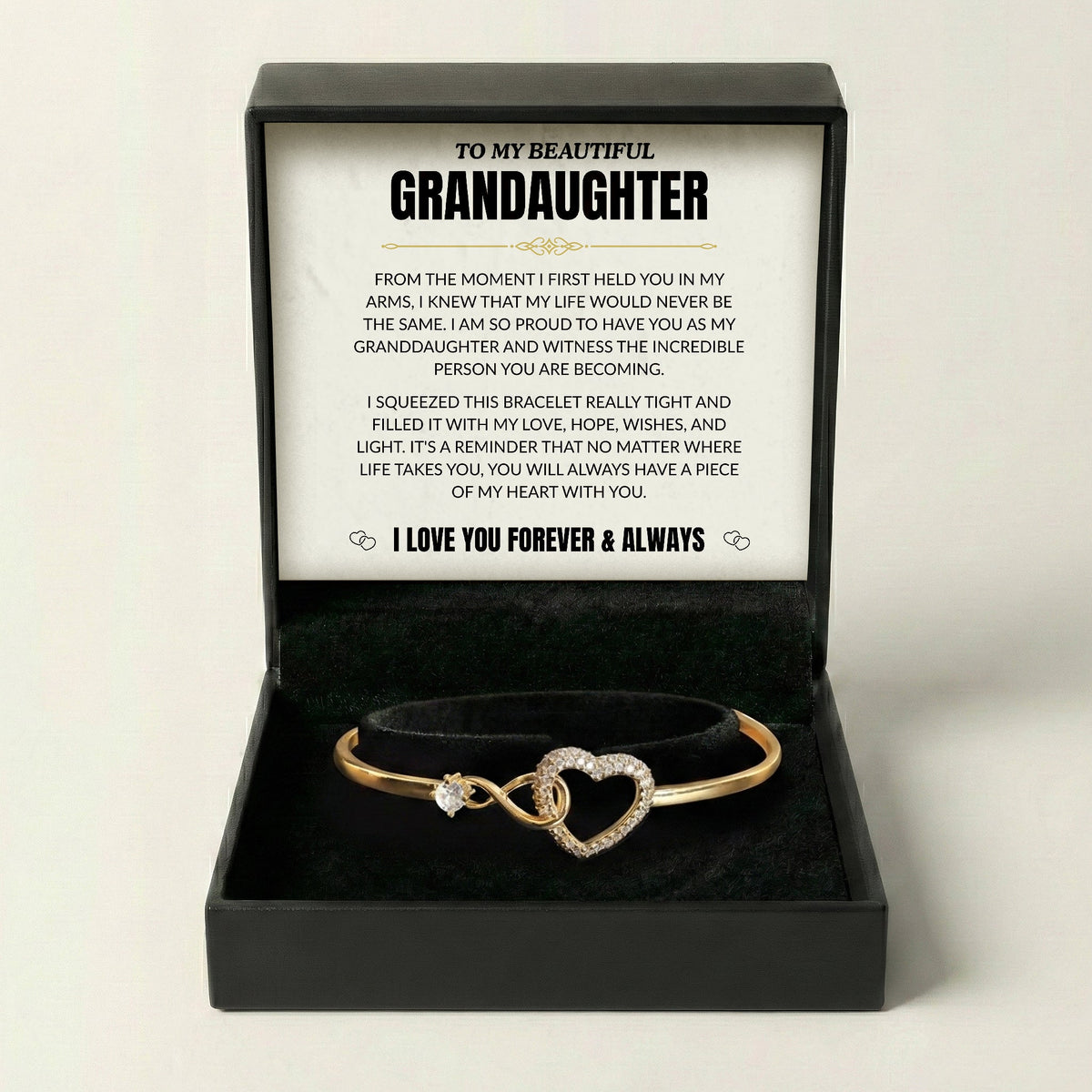 To My Grand Daughter - Forever Linked - Bracelet