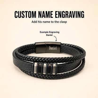 To My Son – Never Walking Alone Bracelet