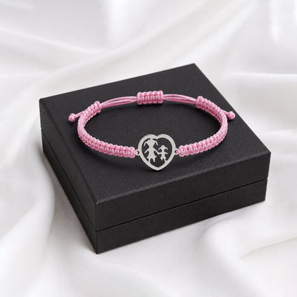 To My Daughter Forever My Heart Bracelet