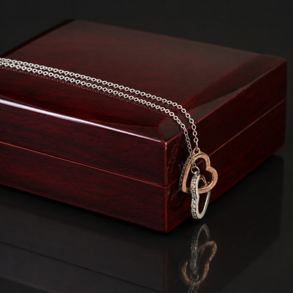 To My Granddaughter Piece Of My Heart Necklace