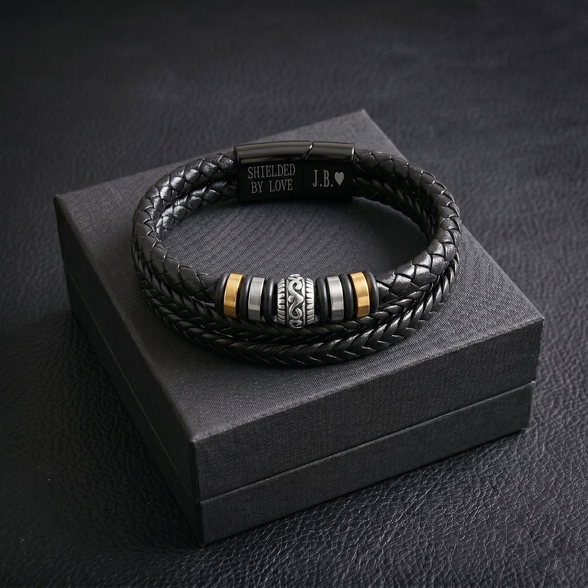 To My Nephew Shielded by Love Bracelet