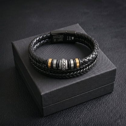 To My Nephew Shielded by Love Bracelet