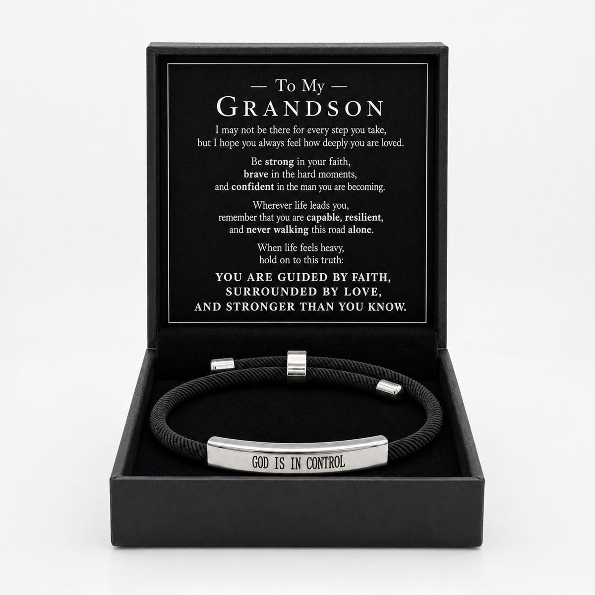 Grandson Faith & Strength Bracelet