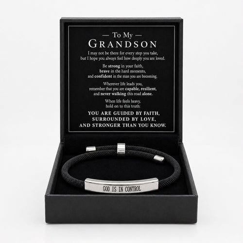 Grandson Faith & Strength Bracelet