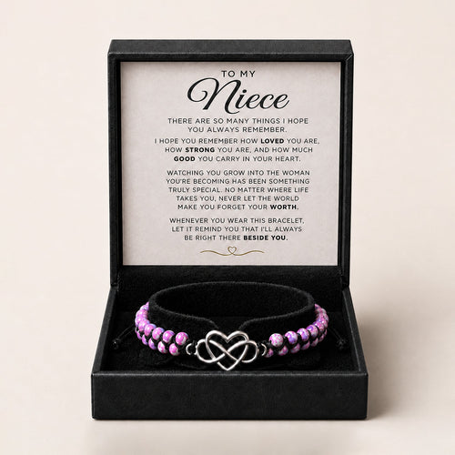 To My Niece Forever Linked Bracelet