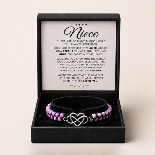 To My Niece Forever Linked Bracelet